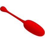 Fun Toys-Knucker Uova Vibratore Rosso Ricaricabile-Silicio, 12 velocità — PRETTY LOVE · Vibratori