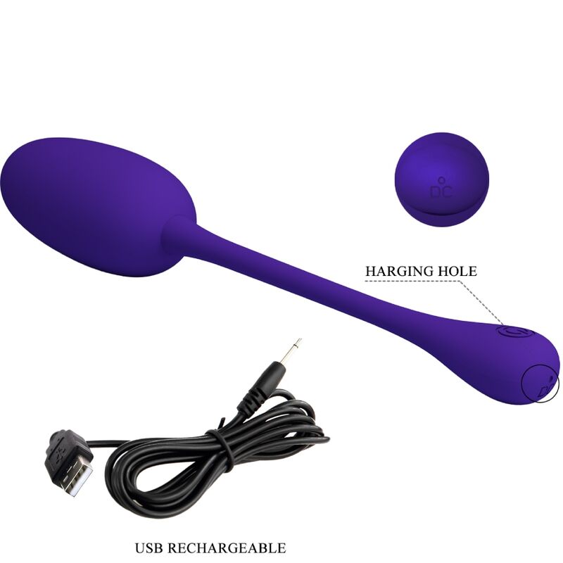 Pretty Love-Uovo Vibrante Knucker Viola Ricaricabile 12 modalità 8 Pretty Love-Uovo Vibrante Knucker Viola Ricaricabile 12 modalità · Vibratori (imaginea 8)