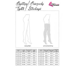 Livco Corsetti Stockings-Grarddis Lc XG042 Calze Nere One Size — LIVCO CORSETTI FASHION · Lingerie sexy donna (imaginea 2)