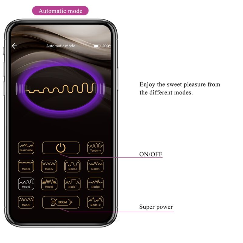 App Series-Jayleen Vibratore con Controllo tramite App 3 App Series-Jayleen Vibratore con Controllo tramite App — PRETTY LOVE · Vibratori (imaginea 3)
