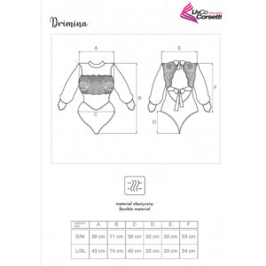 Livco Corsetti Fashion-Drimina LC90690 Body Blumarino · Lingerie sexy donna (imaginea 4)