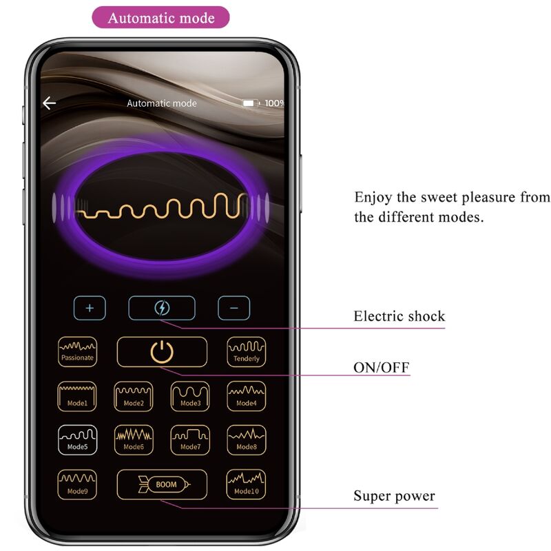App Series-Jefferson Plug anale Controllato tramite App — PRETTY LOVE · Giocattoli anali (immagine 19)
