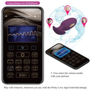 App Series-Jefferson Plug anale Controllato tramite App — PRETTY LOVE · Giocattoli anali (immagine 15)