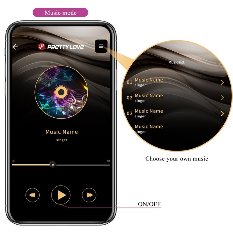 App Series-Jefferson Plug anale Controllato tramite App — PRETTY LOVE · Giocattoli anali (immagine 12)