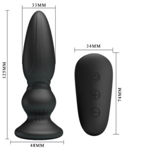 Mr Play-Potente vibratore Plug anale con telecomando 17 Mr Play-Potente vibratore Plug anale con telecomando · Giocattoli anali (immagine 8)