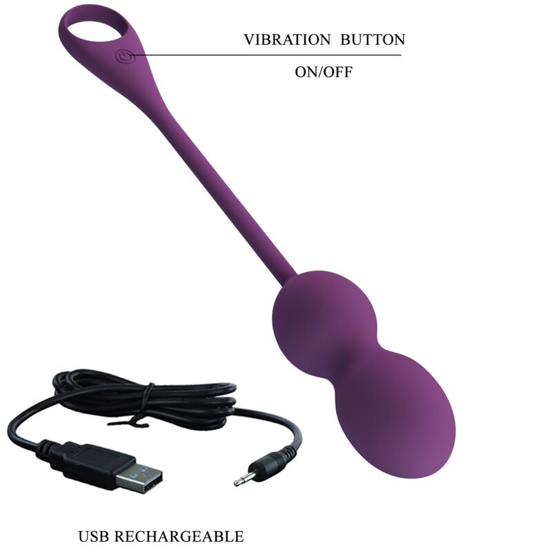 App Series-Elvira Palline vaginali Controllo remoto tramite — PRETTY LOVE · Vibratori (imaginea 8)