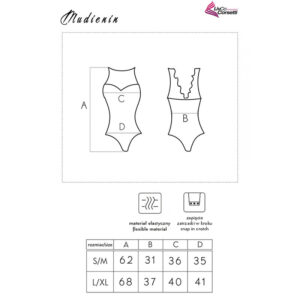Livco Corsetti Fashion-Mudienin LC-90654 Corpo Nero · Lingerie sexy donna (imaginea 5)