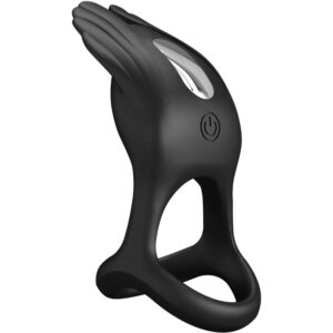 Pretty Love-Silas Anello Vibratore per Pene in Silicone · Anelli & Guaine per pene (immagine 3)