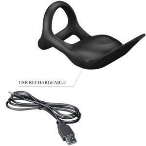 Pretty Love-Silas Anello Vibratore per Pene in Silicone · Anelli & Guaine per pene (immagine 8)