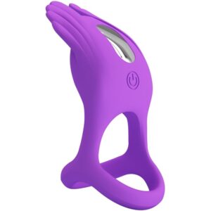 Pretty Love-Silas Anello Vibratore per Pene in Silicone · Anelli & Guaine per pene (immagine 13)
