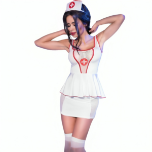 Chilirose-CR-4160 Costum de Asistentă Top & Fustă/, S/M/L/XL · Articole Haioase