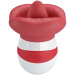 High Tech-Mina Stimolatore di Lingua Rosso Aperto-TPR, 10 velocità — PRETTY LOVE · Vibratori
