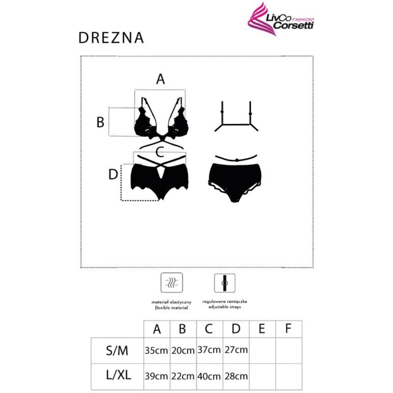 Livco Corsetti Fashion-Drezna LC-90733 Reggiseno e Hipster 4 Livco Corsetti Fashion-Drezna LC-90733 Reggiseno e Hipster · Lingerie sexy donna (imaginea 5)