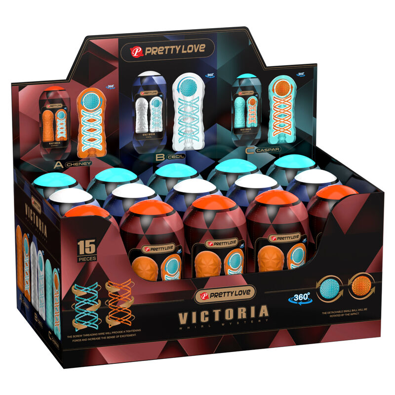 Bodies & Masturbators-Victoria Masturbator 15 Pezzi-TPR