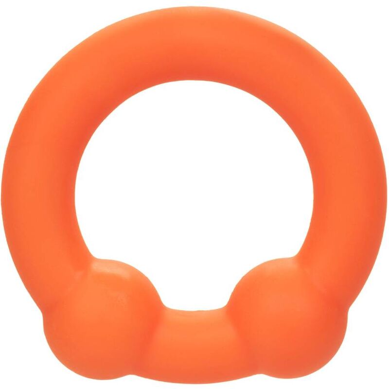 Calexotics-Alpha Dual Ball Ring arancio-silicone, impermeabile · Anelli & Guaine per pene (immagine 7)