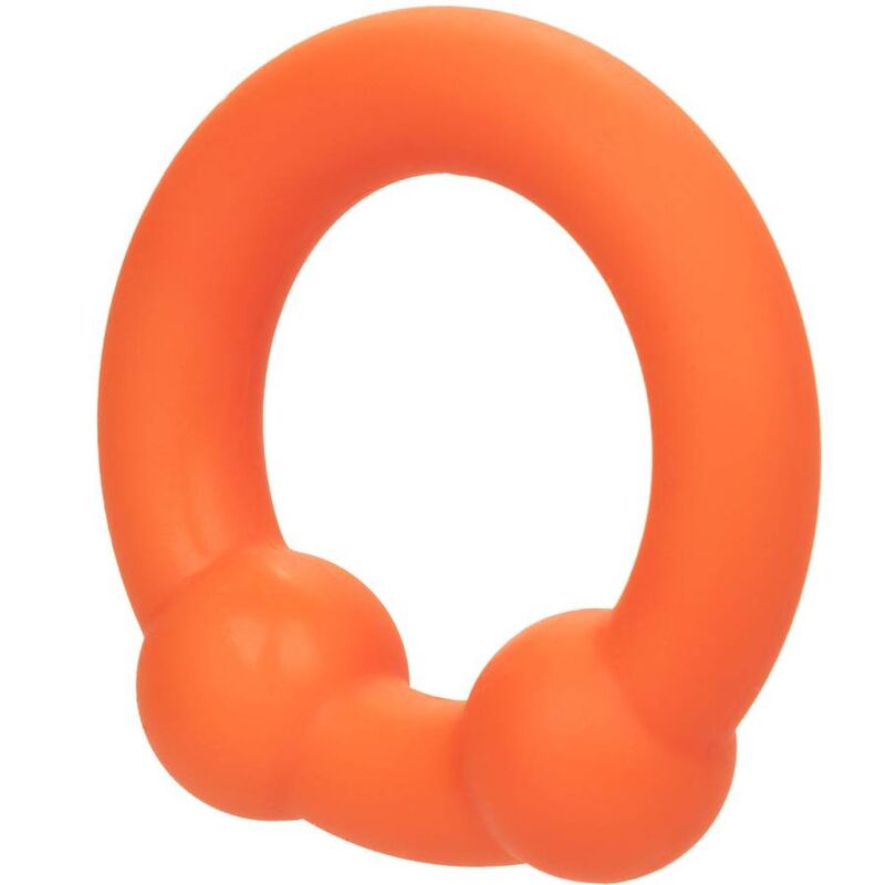 Calexotics-Alpha Dual Ball Ring arancio-silicone, impermeabile · Anelli & Guaine per pene (immagine 6)