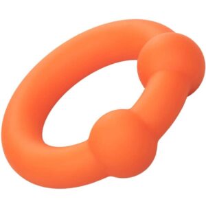 Calexotics-Alpha Dual Ball Ring arancio-silicone, impermeabile · Anelli & Guaine per pene (imaginea 2)