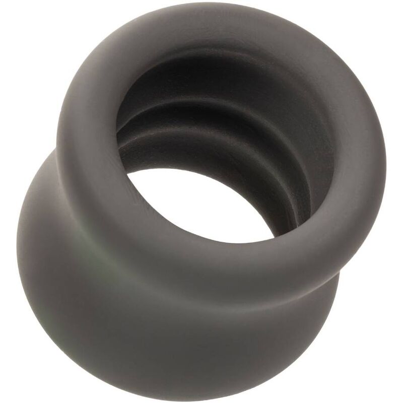 Calexotics-Alpha Scrotum Stretching Ring Nero-Silicone, impermeabile · Anelli & Guaine per pene (immagine 10)