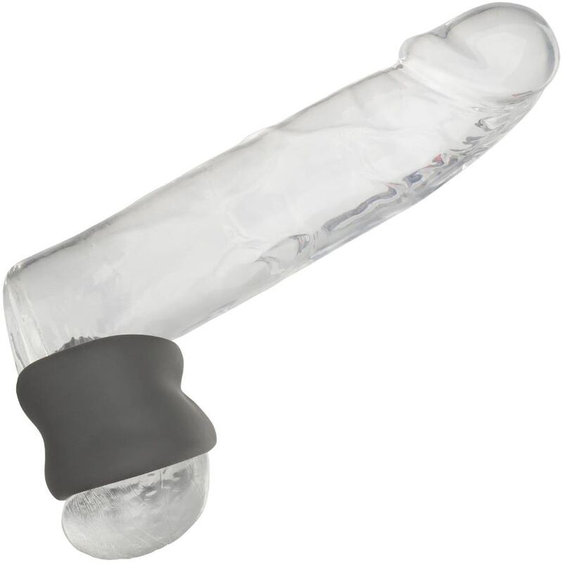 Calexotics-Alpha Scrotum Stretching Ring Nero-Silicone, impermeabile
