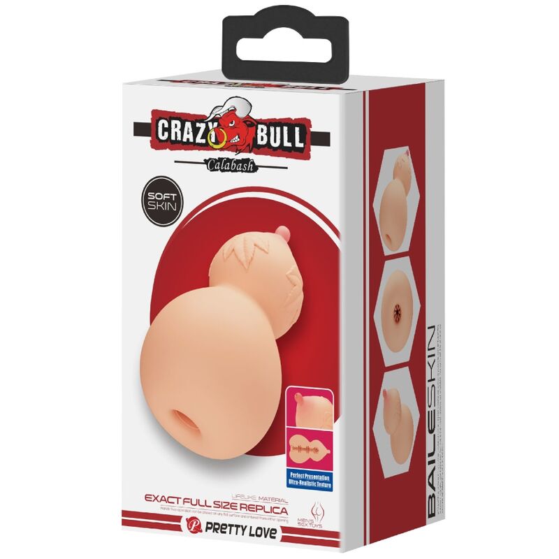Crazy Bull-Masturbatore Calabash in forma di seno-Silicone · Masturbatori (imaginea 7)