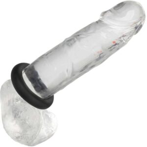 Calexotics-Alpha Prolong Anello Medio Nero-Silicone, Impermeabile