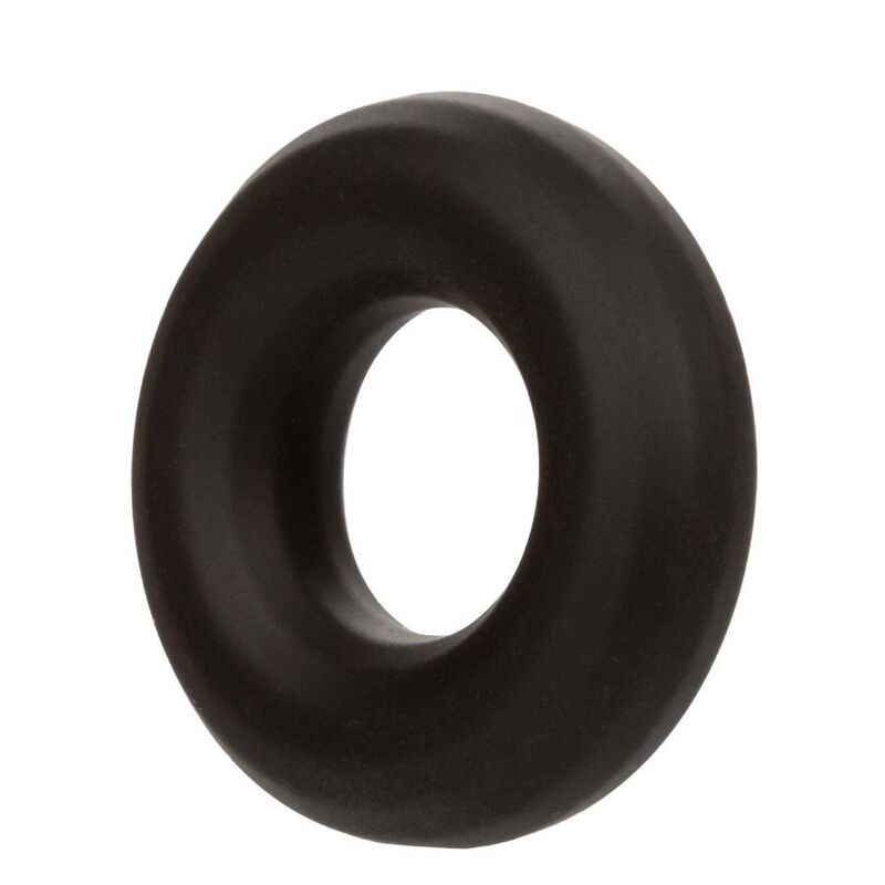 Calexotics-Alpha Prolong Anello Medio Nero-Silicone, Impermeabile · Anelli & Guaine per pene (immagine 4)