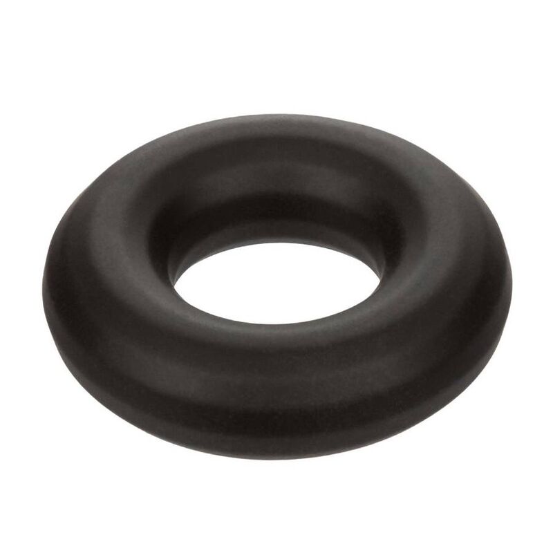 Calexotics-Alpha Prolong Anello Medio Nero-Silicone, Impermeabile · Anelli & Guaine per pene (immagine 3)