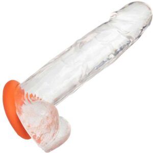Calexotics-Alpha Prolong Anello Grande Arancione-Silicio, Impermeabile · Anelli & Guaine per pene (imaginea 6)