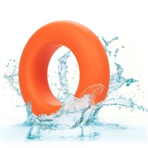 Calexotics-Alpha Prolong Anello Grande Arancione-Silicio, Impermeabile · Anelli & Guaine per pene (imaginea 3)