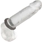 Calexotics-Anello Prismatico Alpha Prolong Grigio-Silicone, impermeabile · Anelli & Guaine per pene
