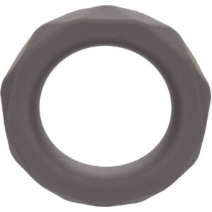 Calexotics-Anello Prismatico Alpha Prolong Grigio-Silicone, impermeabile · Anelli & Guaine per pene (immagine 6)