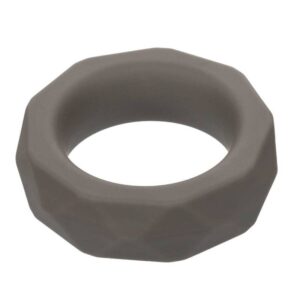Calexotics-Anello Prismatico Alpha Prolong Grigio-Silicone, impermeabile · Anelli & Guaine per pene (immagine 4)