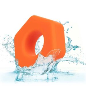 Calexotics-Alpha Prolong Anello Sexagon Arancione-Silicone · Anelli & Guaine per pene (imaginea 4)