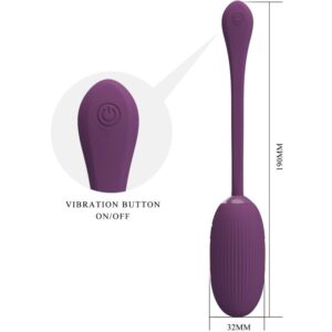 Pretty Love-Doreen Uovo Vibratore in Silicone con Applicazione · Giocattoli per coppie (immagine 15)