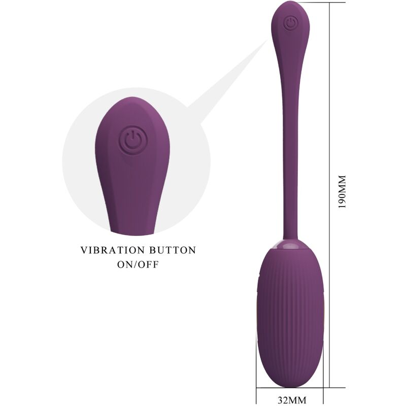 Pretty Love-Doreen Uovo Vibratore in Silicone con Applicazione · Giocattoli per coppie (immagine 15)