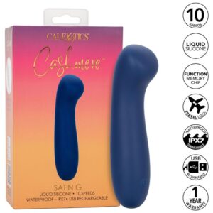 Calexotics-Cashmere Satin G Blu-Silicone, 10 velocità 14 Calexotics-Cashmere Satin G Blu-Silicone, 10 velocità · Vibratori (imaginea 4)