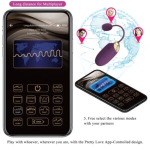 App Series-Abner App Viola-Silicone, Ricaricabile, USB, Silenzioso 14 App Series-Abner App Viola-Silicone, Ricaricabile, USB, Silenzioso — PRETTY LOVE · Giocattoli per coppie (imaginea 4)