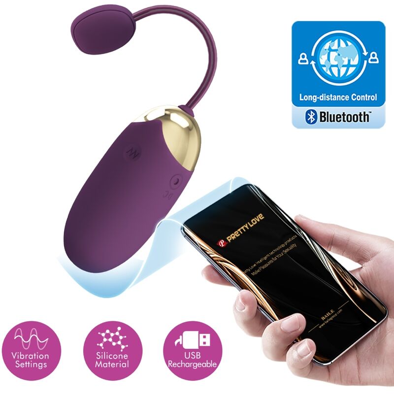 App Series-Abner App Viola-Silicone, Ricaricabile, USB, Silenzioso 1 App Series-Abner App Viola-Silicone, Ricaricabile, USB, Silenzioso — PRETTY LOVE · Giocattoli per coppie
