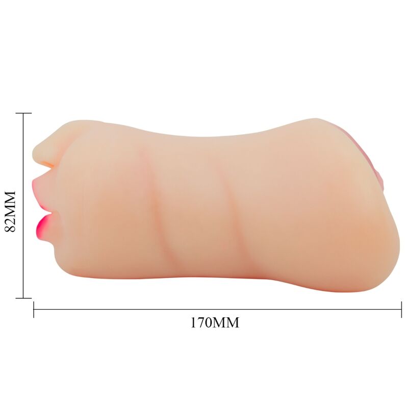 Crazy Bull-Zoey Masturbatore Doppio Ingresso, Forma Vaginale-Silicone 6 Crazy Bull-Zoey Masturbatore Doppio Ingresso, Forma Vaginale-Silicone · Masturbatori (immagine 6)