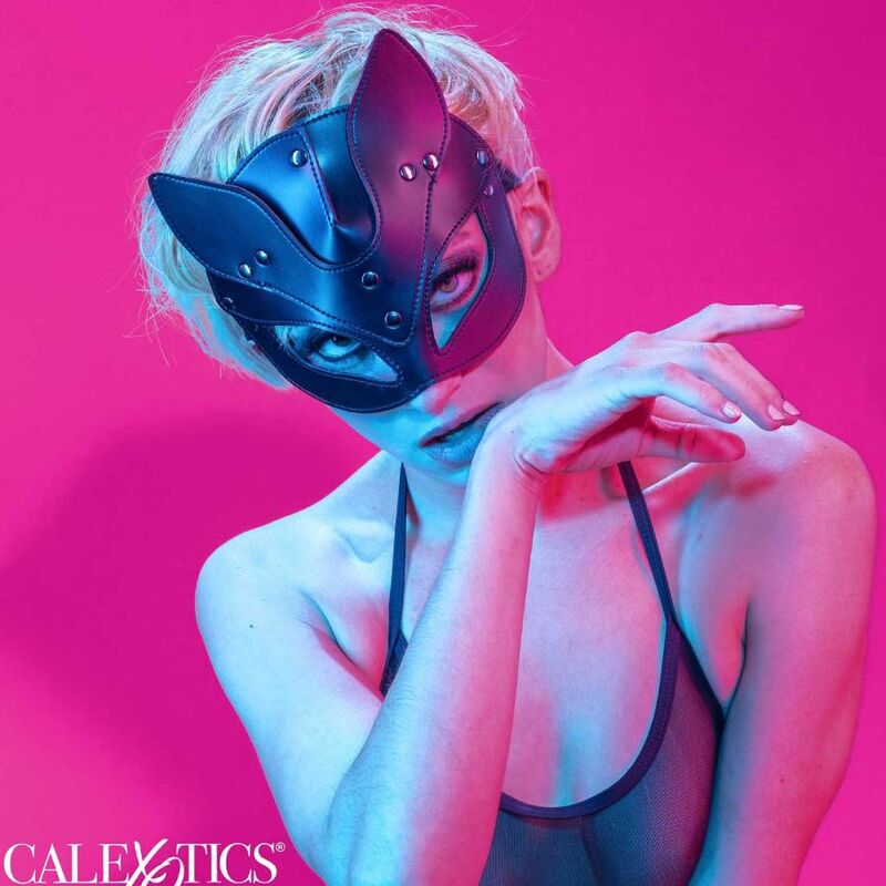 Calexotics-Euphoria Maschera di Gatto-Pelle Ecologica · Bondage & Manette (immagine 5)