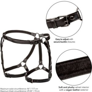 Calexotics-Euphoria Imbracatura per coscia più dimensioni pelle vegana · Accessori BDSM (imaginea 2)