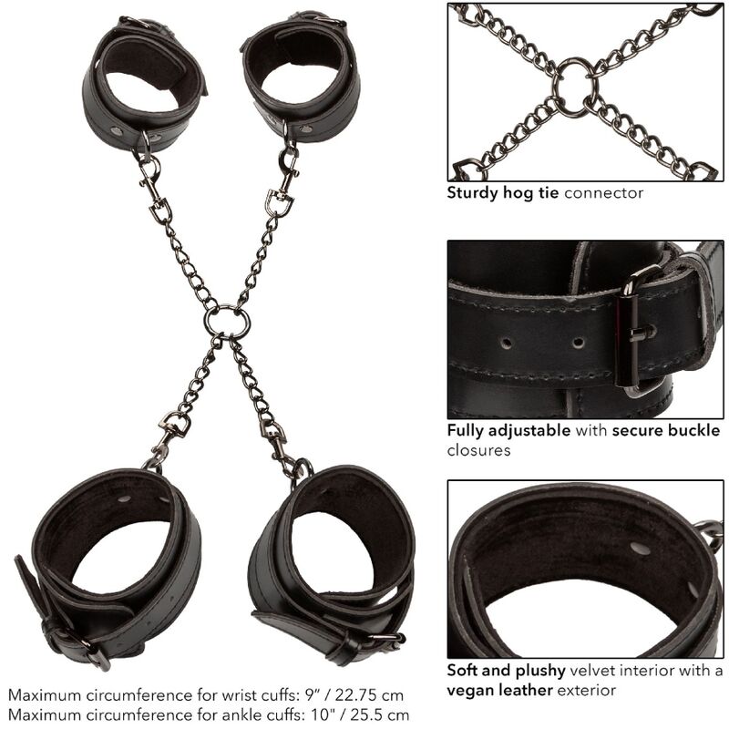 Calexotics-Euphoria Hog Tie-Pelle Ecologica, Rotazione 5 Calexotics-Euphoria Hog Tie-Pelle Ecologica, Rotazione · Bondage & Manette (imaginea 5)