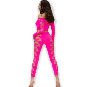 Chilirose Sets-CR-4632 Top e collant Fucsia S/L · Lingerie sexy donna (imaginea 2)