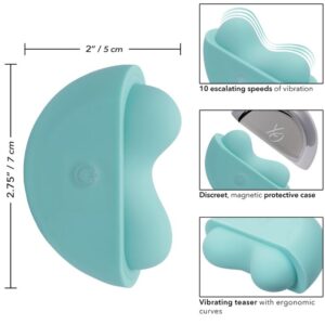 Calexotics-Ovation Applause Stimolatore Aqua Green-Silicone, 10 14 Calexotics-Ovation Applause Stimolatore Aqua Green-Silicone, 10 · Vibratori (imaginea 4)