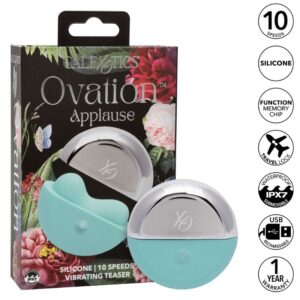 Calexotics-Ovation Applause Stimolatore Aqua Green-Silicone, 10 13 Calexotics-Ovation Applause Stimolatore Aqua Green-Silicone, 10 · Vibratori (imaginea 3)