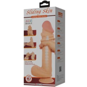 Dildos-Sliding Skin Series Dildo Realistico con Pelle Scorrevole — PRETTY LOVE · Dildo & Stimolatori (imaginea 5)