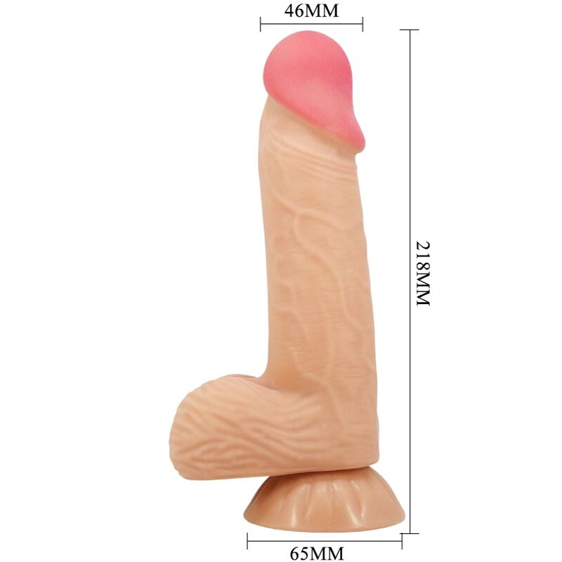 Dildos-Sliding Skin Series Dildo Realistico con Ventosa 20.6 cm-TPR 2 Dildos-Sliding Skin Series Dildo Realistico con Ventosa 20.6 cm-TPR — PRETTY LOVE · Dildo & Stimolatori (imaginea 2)