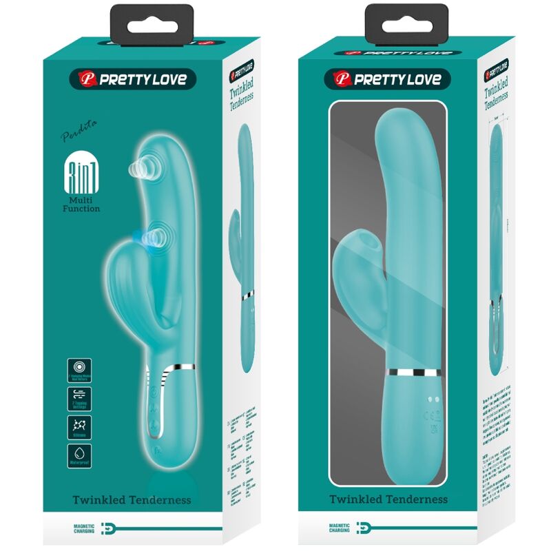 High Tech-Pennello multifunzione 3 in 1 G-spot Vibrator Aqua 4 High Tech-Pennello multifunzione 3 in 1 G-spot Vibrator Aqua — PRETTY LOVE · Vibratori (imaginea 4)