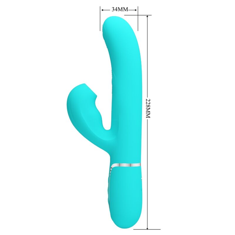 High Tech-Pennello multifunzione 3 in 1 G-spot Vibrator Aqua 2 High Tech-Pennello multifunzione 3 in 1 G-spot Vibrator Aqua — PRETTY LOVE · Vibratori (imaginea 2)