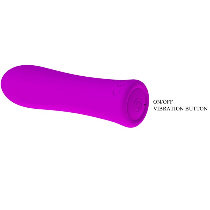 Fun Toys-Alfreda Super Power Vibrator Violet-Silicone, 12 velocità — PRETTY LOVE · Vibratori (imaginea 8)